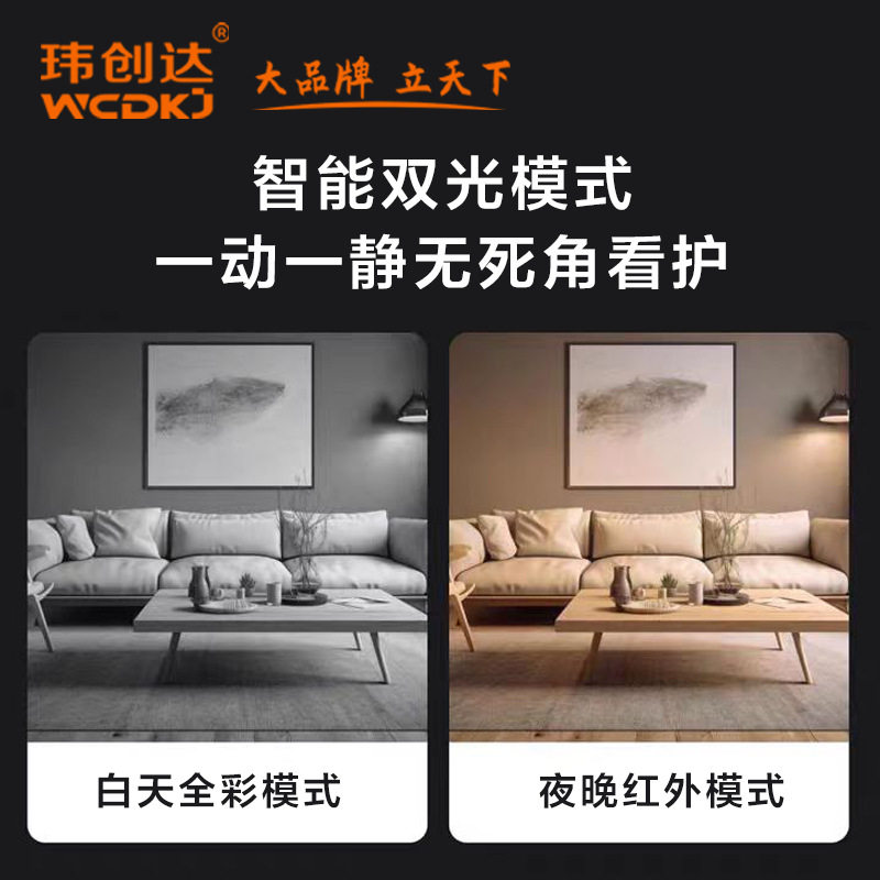 새로운 WEICHUANGDA WCDKJ 헤드 홈 대화형 실내 무선 WI-FI 홈 장치