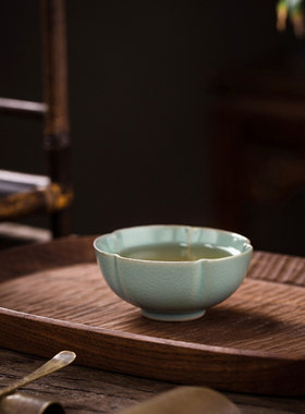 霁泽仿宋手工汝瓷茶器