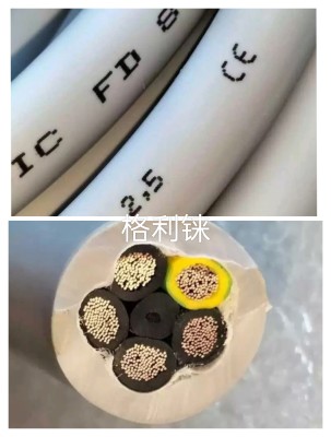德国进口缆普5芯2.5平方拖链电缆线设备电源线810 5G2.5 0026172