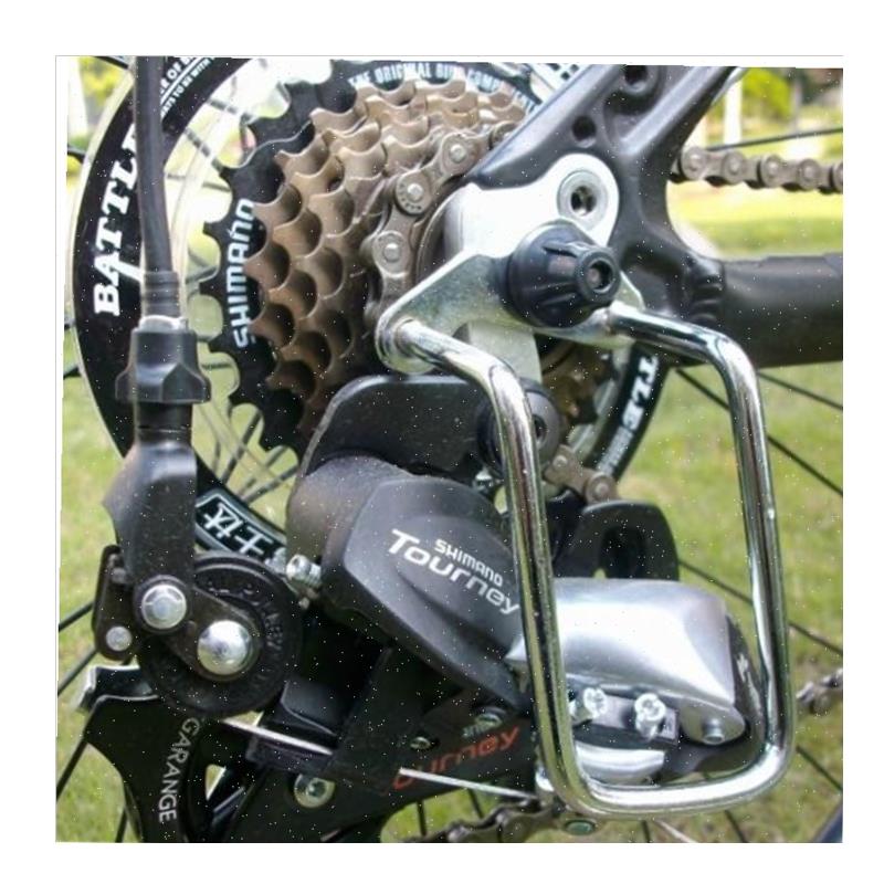 山地公路车后拨保护器变速器保护架自行车M后拔配件骑行装备护拨l