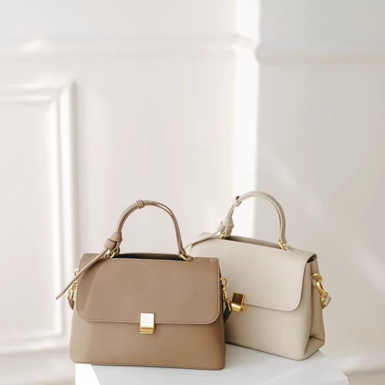 法国轻奢包包女2026新款小众手提包小方包高级感真皮单肩斜挎包,箱包皮具/热销女包/男包,小方包,淘宝优惠券,粉丝福利购,淘宝优惠卷