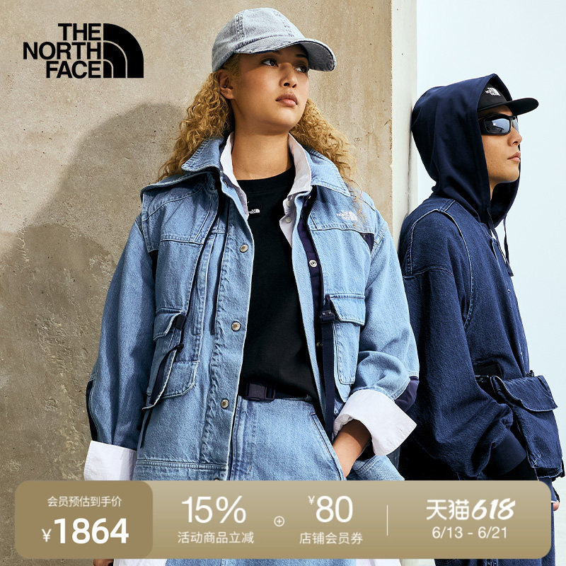 北面UE设计师款女休闲牛仔外套