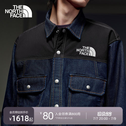 北面UE设计师款男牛仔夹克牛仔裤