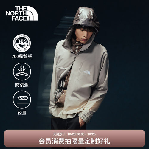 北面UE设计师款男二合一羽绒夹克