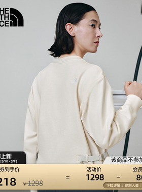 北面UE设计师款女卫衣纯棉圆领舒适户外秋冬TheNorthFace|8E2P