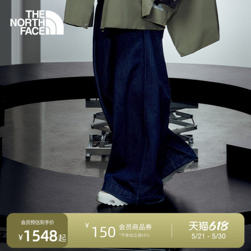 北面UE设计师款女牛仔夹克阔腿裤