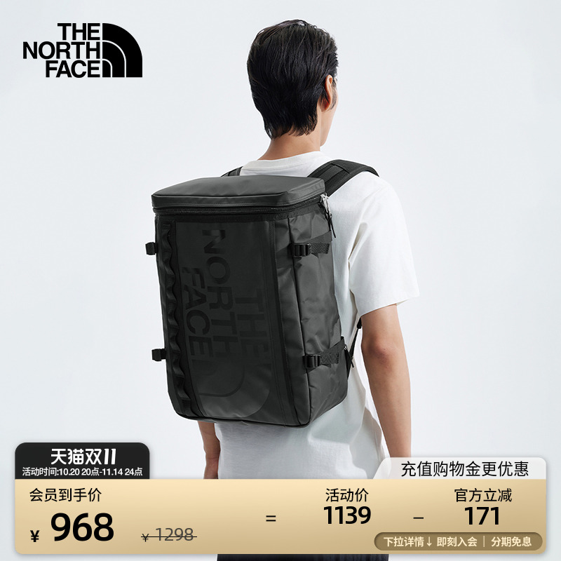 北面情侣款城市通勤双肩背包