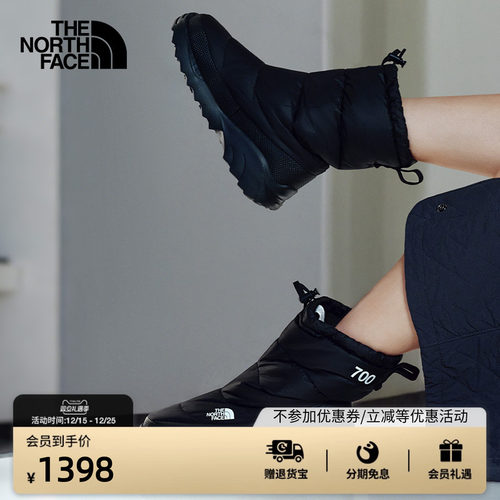 北面Nuptse男女同款防泼水保暖靴