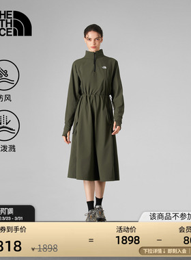 北面UE设计师款女连衣裙防泼水防风户外秋款TheNorthFace|8E6T