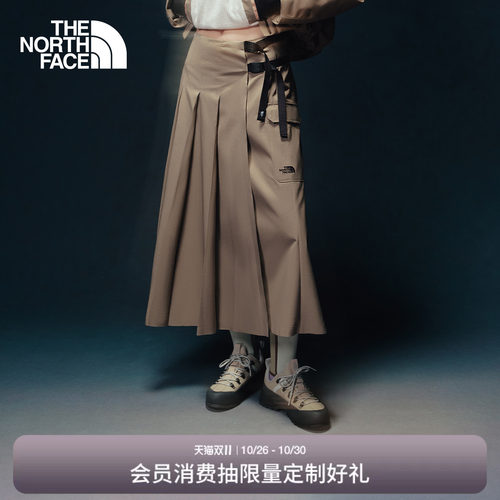 北面UE设计师款女A字半身裙