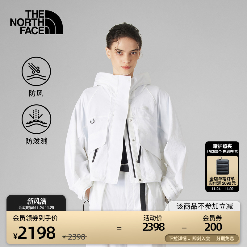 北面UE设计师款女A字形防风夹克