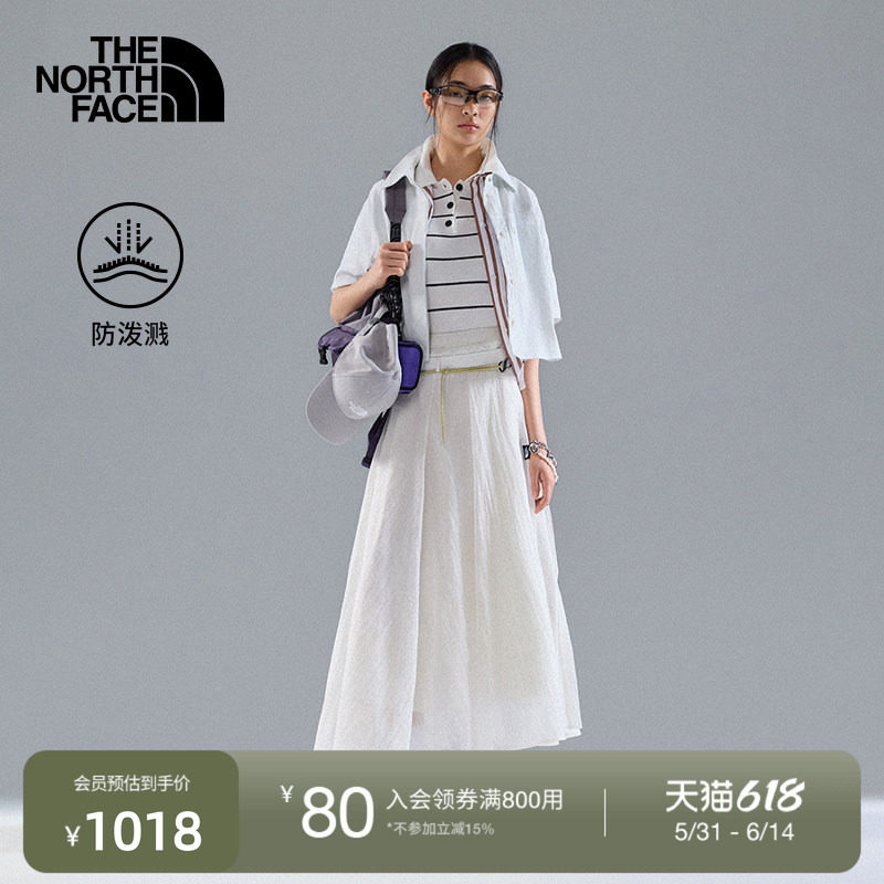 北面UE设计师款短袖POLO衬衫女防泼水户外新款TheNorthFace|8F58