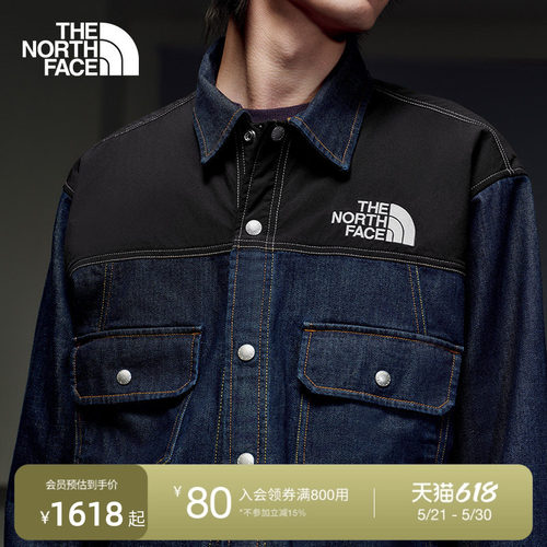 北面UE设计师款男牛仔夹克牛仔裤
