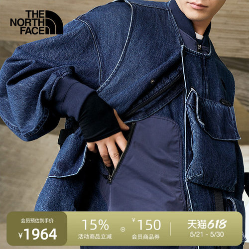 北面UE设计师款男休闲牛仔外套