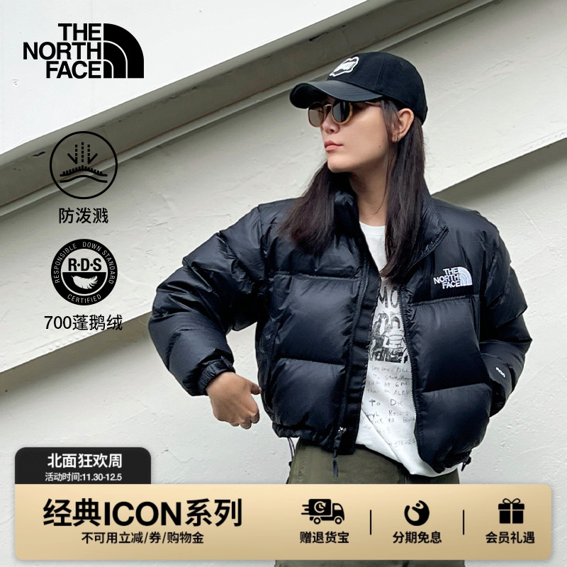 北面ICON女鹅绒羽绒服保暖