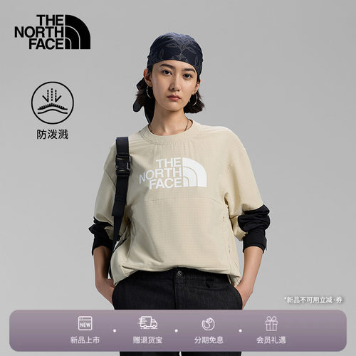北面UE设计师款女印花防泼水卫衣