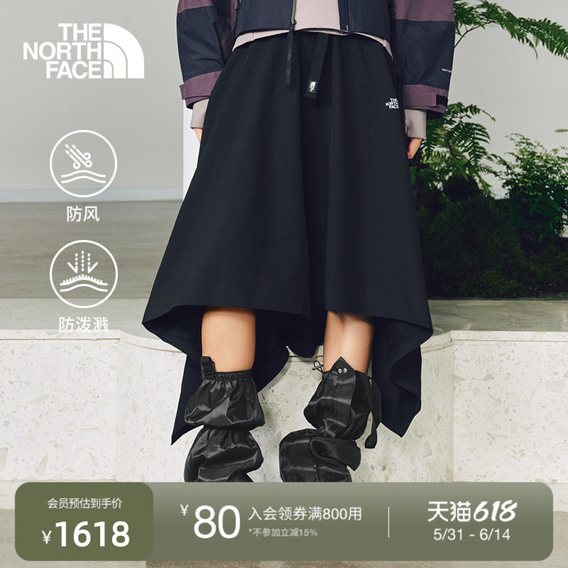 北面UE设计师款半裙女A字防风防泼水户外新款TheNorthFace|8F55