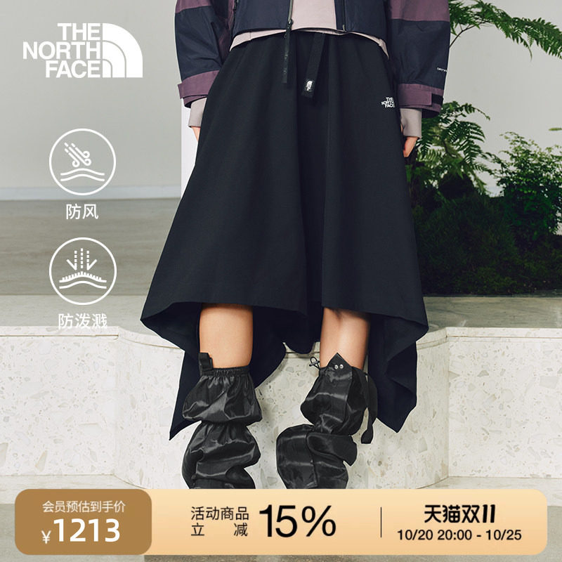 北面UE设计师款半裙女A字防风防泼水户外新款TheNorthFace|8F55