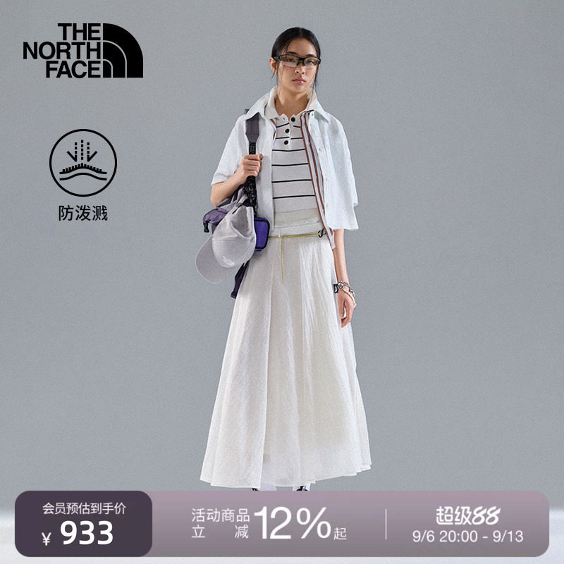 北面UE设计师款女短袖POLO衬衫图片