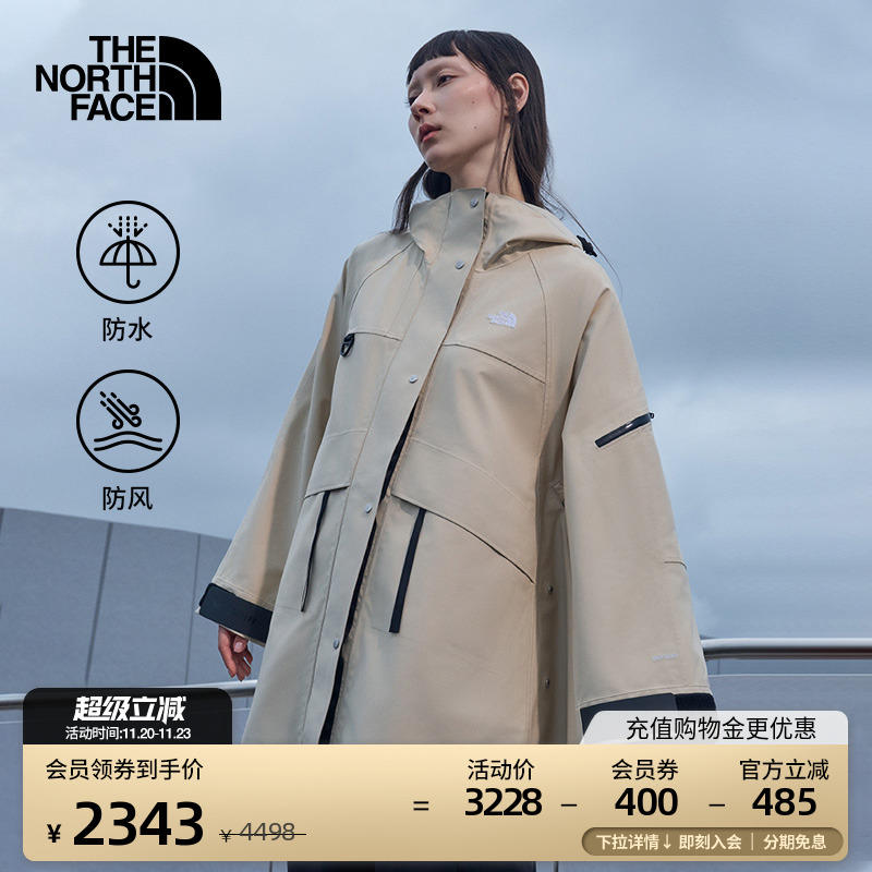 北面UE女士斗篷款硬壳冲锋衣