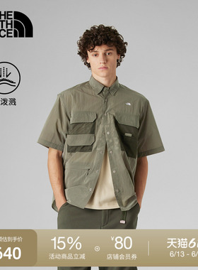 北面UE设计师款男短袖衬衫防泼水休闲户外夏款TheNorthFace|8CKR