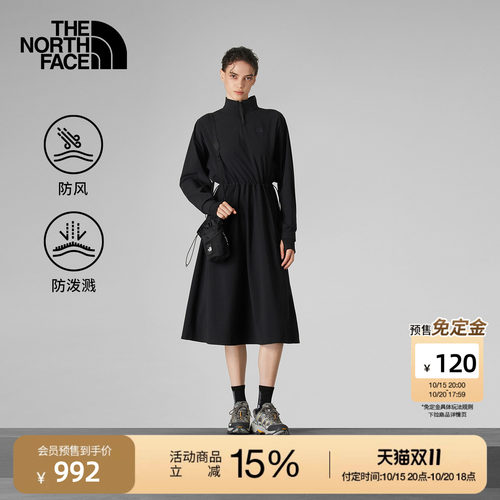 北面UE设计师款防泼水防风连衣裙