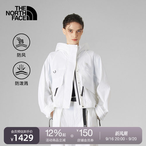 北面UE设计师款女A字形防风夹克