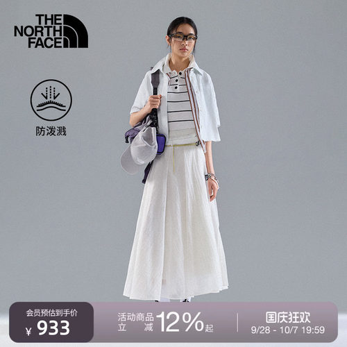 北面UE设计师款女短袖POLO衬衫