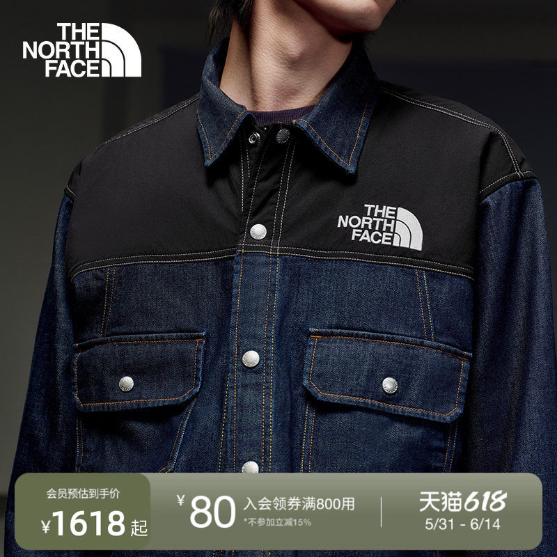 北面UE设计师款牛仔夹克外套牛仔裤男款套装户外新款TheNorthFace