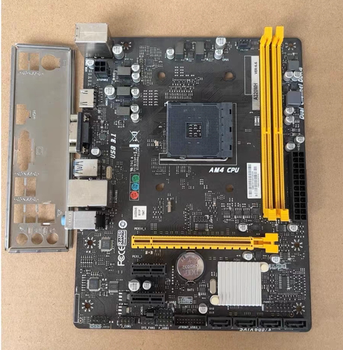 BIOSTAR/映泰A320MH DDR4 AM4集成小主板B350M 支持支持R5 1500