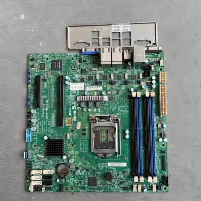 原装超微X10SLM+-LN4F主板 1150单路服务器小主板4网卡X10SLL+-F