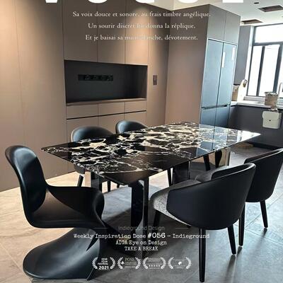 宝格丽奢石现代纯天然餐桌