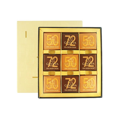 歌帝梵（Godiva）商务鉴赏家系列 巧克力年货节礼盒9片装