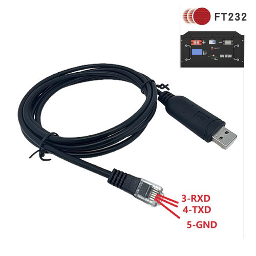 工业设备储能usb转rj11RJ12RS232