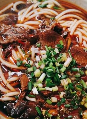新品 湖北武汉牛肉牛筋牛杂牛腩牛百叶牛骨宽粉细粉 汤面一份装