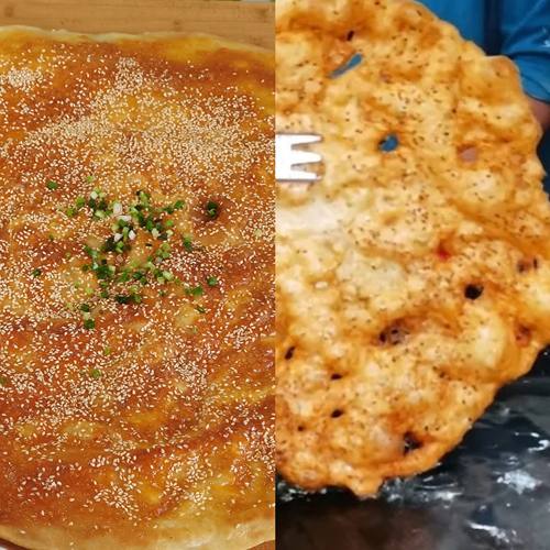 新上 小吃特产武汉炸油饼2个，还有酱香饼和剁馍