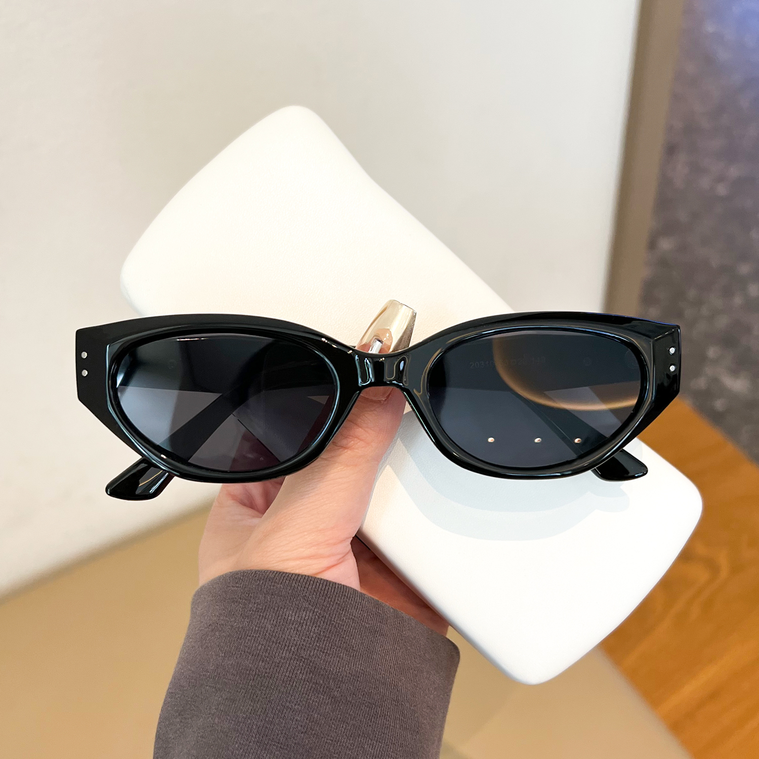 2025新款猫眼墨镜女款时尚高级感