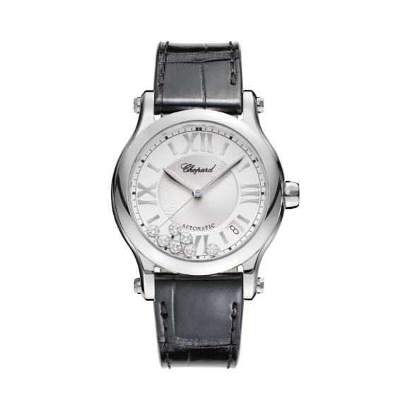 chopard萧邦手表happysport女表快乐7钻石皮带机械表278559-3001