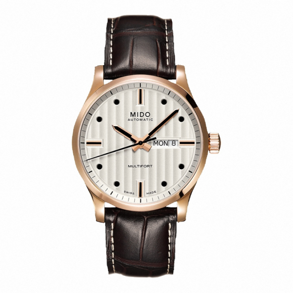 mido美度男表舵手双日历时尚手表皮带机械表m005.430.36.031.80