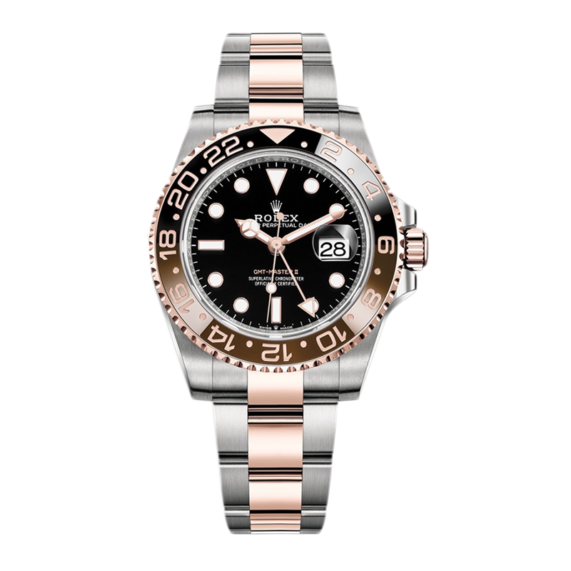 rolex劳力士手表格林尼治型ii男表钢带机械表m126711chnr-0002