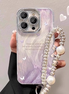 渐变紫色适用13可爱opporeno14pro手机壳reno12/11/10/9女a5pro新款findx8s全包7镜头膜6/5外壳k12x保护套a97