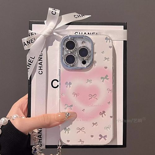 粉色爱心小米15pro手机壳适用红米k80/70Redmik60至尊50/40新款note13/12/11全包civi5镜头膜turbo4pro保护套