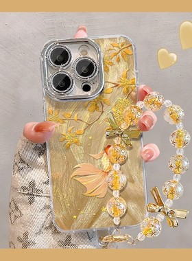 金桂锦鲤适用opporeno14手机壳reno15pro高级13/12/11镜头膜findx9/8splus新款7全包a6igt可爱a5x女k13turbo