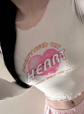 韩国代购正品 LU170美式辣妹风~性感女人味字母紧身长袖T恤上衣oy