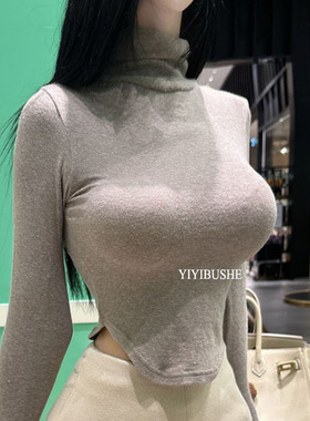 当天发 韩国代购正品 MT265多色好搭配~性感高领紧身打底衫T恤se