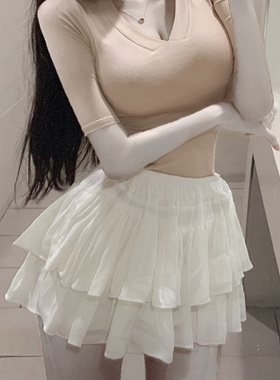 当天发 韩国代购正品 AM610 性感甜美超嗲公主蓬蓬蛋糕裙短裙裤