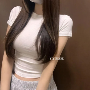 性感微透显身材白色短袖 当天发 PI269又一百搭款 正品 t恤 韩国代购