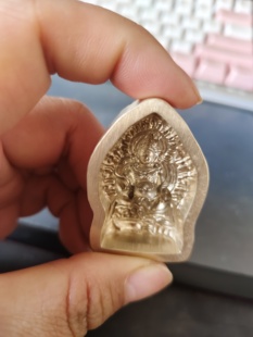 黄财神擦擦模具尺寸3.7厘米黄铜材质支持定制和复刻老擦模等