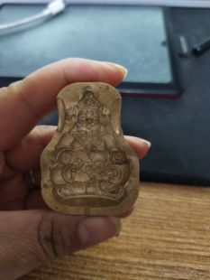 黄财神擦擦模具尺寸4厘米黄铜材质支持定制和复刻老擦模