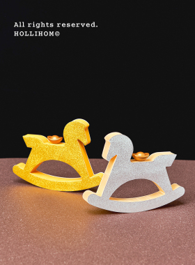 逅里 摇金摇银 2026马年春节摆件 前台公司橱窗装饰布置 新年礼物